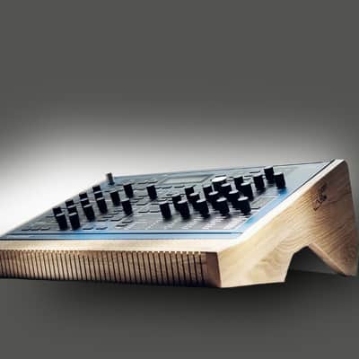 Waldorf Kyra  //  Handcrafted Synth Stand // Solid Walnut , Oak ,Oak stained black image 1