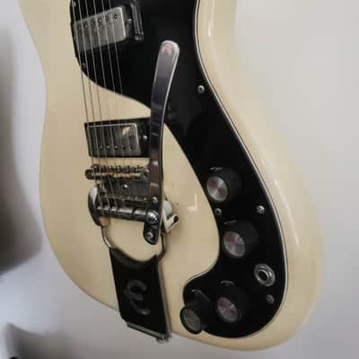 Epiphone Crestwood Custom 1964 - Polaris White ultra rare image 5