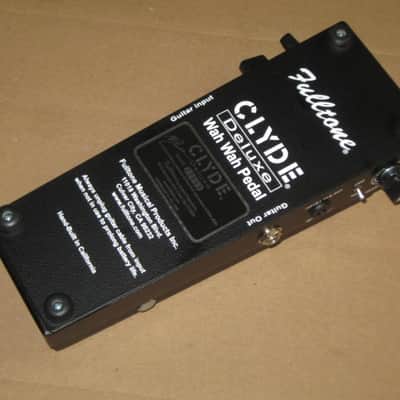 new old stock (2019) very near A+ Fulltone Clyde Deluxe, Black (orig Feet&Screws were switched to new Dunlop feet/screws)+ battery, strings, & copy of Owner's Manual (NO box, NO orig paperwork, NO sticker) image 15