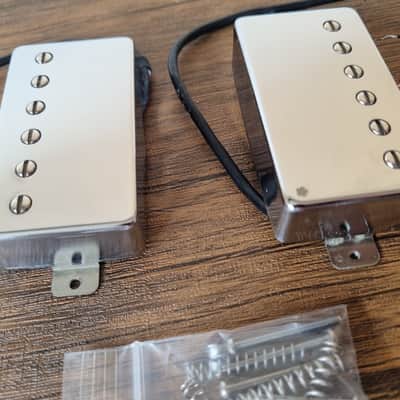 Strandberg HH Hot PAF Humbucker Pickups Set Chrome image 3
