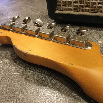 USA Relic Tele Style Electric Guitar Road Worn Cream Nitro by Nate's Relic Guitars image 8