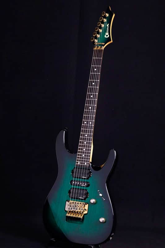 Charvel CDS-75 HSH See Thru Green Burst (S/N:384579) (12/04) | Reverb
