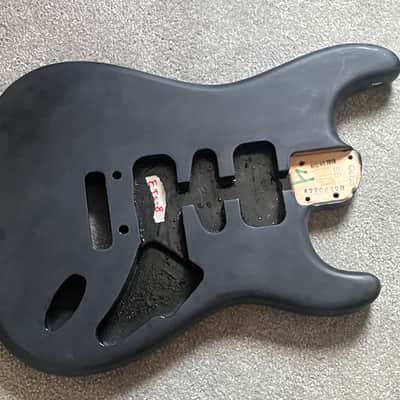 Fender American Elite Stratocaster Body Satin Black 4lb 5oz image 1