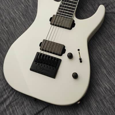 ESP E-II M-II 7B Baritone Evertune 7 String Pearl White image 3