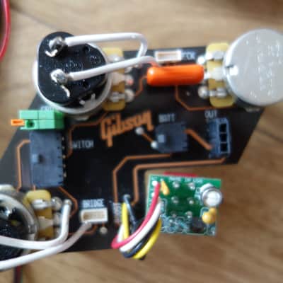 Gibson Les Paul Deluxe 2015 Mini Humbuckers, Pots/ Circuit Board, Battery Box, Switch &  Jack 2015 image 3