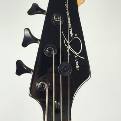 Peavey Millennium 4 BXP Electric Bass Guitar Transparent Black image 4