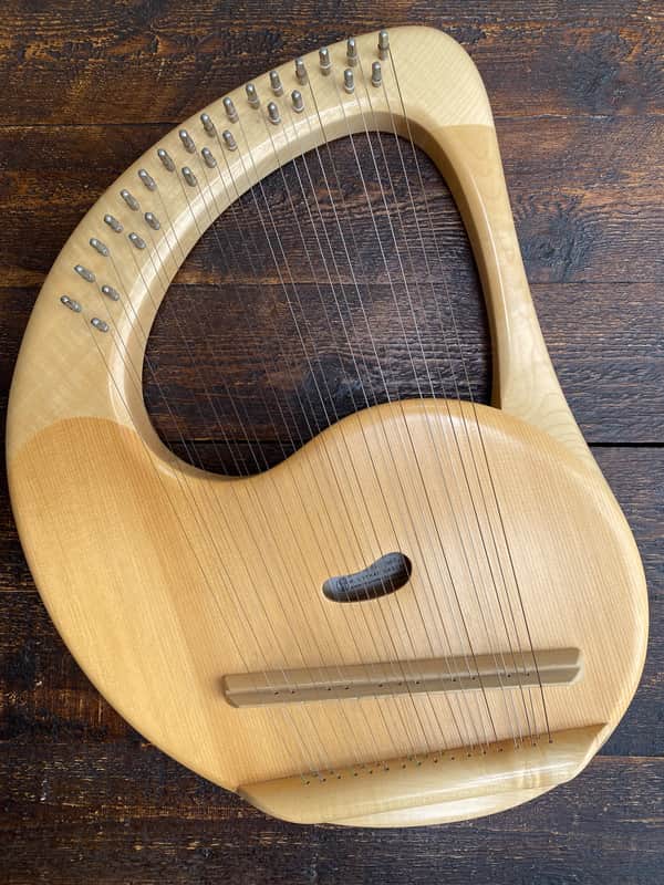 W. Lothar Gartner Sopran Leier ゲルトナーライアー Lothar Gartner Small Soprano Lyre 1980 - Maple | Reverb UK