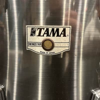 VINTAGE TAMA Swingstar 13 & 12 power toms 1980's - Misty Chrome image 2
