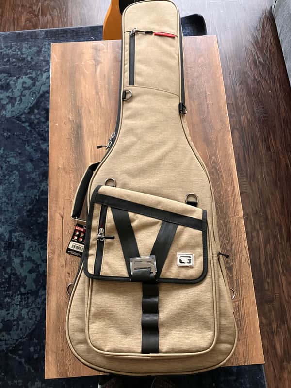(Garland, TX) Gator GT-ELECTRIC-TAN Transit Series Electric Guitar Gig Bag 2010s - Tan image 1