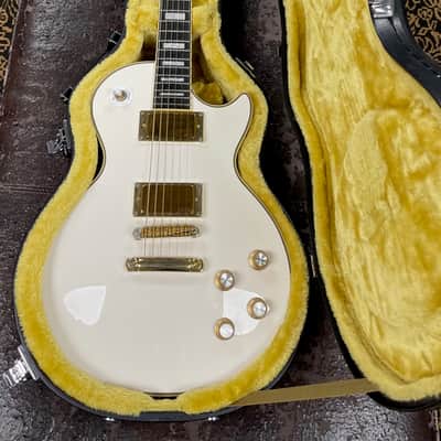 Epiphone Limited Edition Bjorn Gelotte Jotun Les Paul Custom Bone White Signature Guitar w/ Hardshell Case image 3