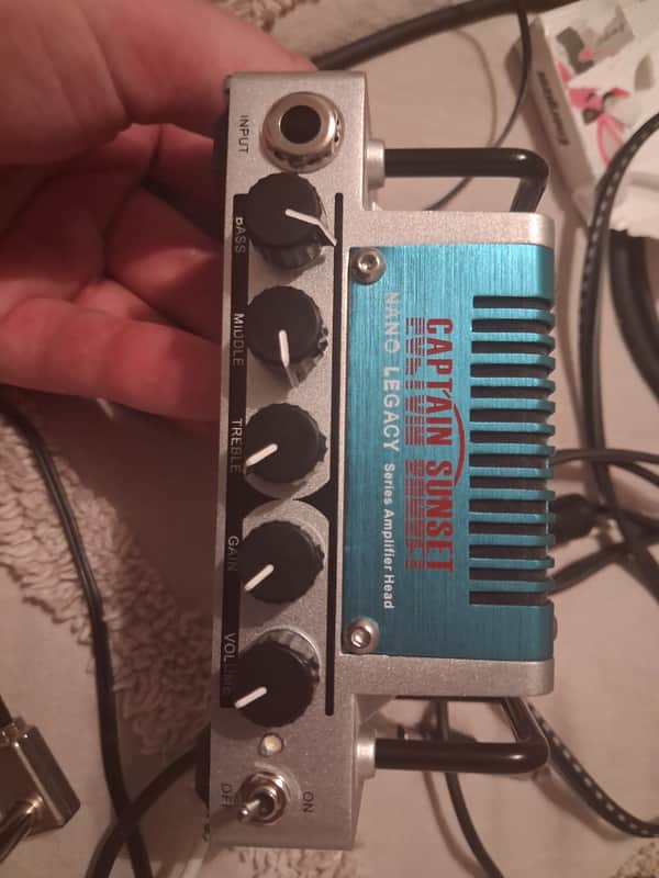 Hotone Nano Legacy Captain Sunset 5-Watt Guitar Head 2010s - Blue image 1