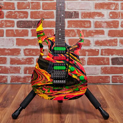 Ibanez Steve Vai Signature JEM2K DNA 228 of 300 DNA Multicolor 2000 w/OHSC image 1