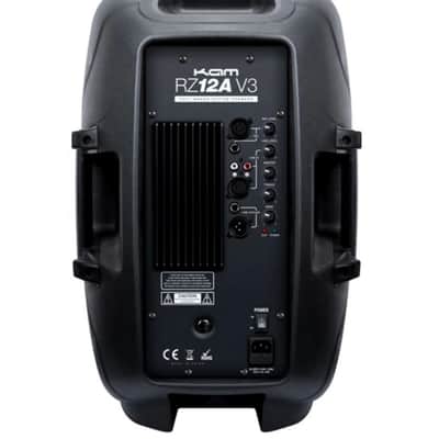 2 x Kam RZ12A V3 1000RMS (2000 total) Powered Speakers with Stands image 4