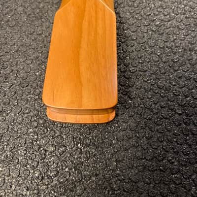 Guitar neck, Roasted maple , bone nut, 9.5 radiu , fits Strat Nitro Finish Rounded fret ends image 4