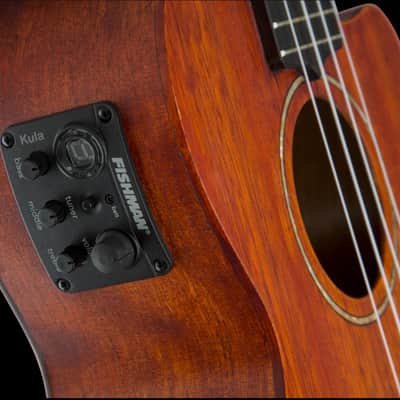 Gretsch G9121 Tenor Electro Ukulele with Gig Bag, Honey Mahogany Stain image 5