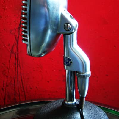 Vintage 1950's Shure 51 dynamic Microphone multi Z w cable image 10