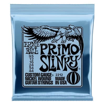 Primo Slinky Ni-Wnd Elect-Guitar 9.5 - 44 Set - world standard special-tempered+tinned steel & ni-plated wrap on steel hex core image 1