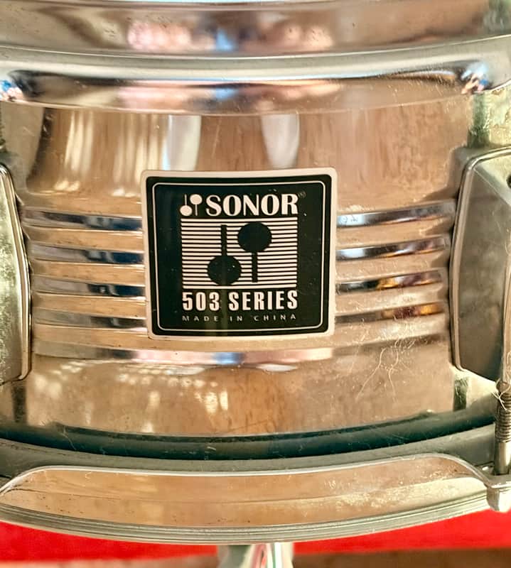 Sonor 503 series steel snare drum - Silver image 1