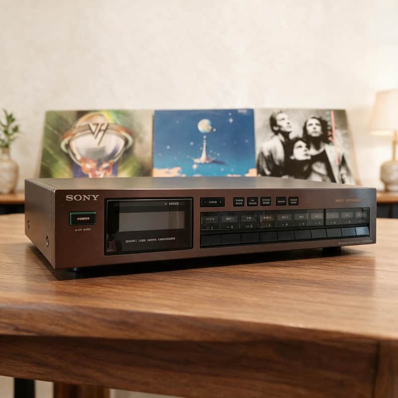 Sony ST-S222ES Rare Vintage FM Stereo FM-AM Tuner Serviced Working ES Series Warranty image 1