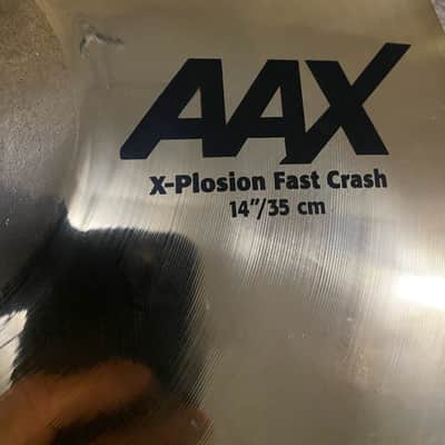 Sabian AAX 14" X-Plosion Fast Crash Cymbal – Brilliant Finish – Excellent image 3