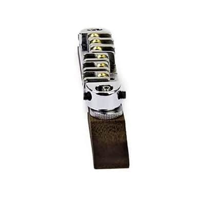 Arctop Rosewood Bridge w Roller Saddles forJazz guitar, Bigsby Style Guitar (with Some Flaws Sold as is) image 5