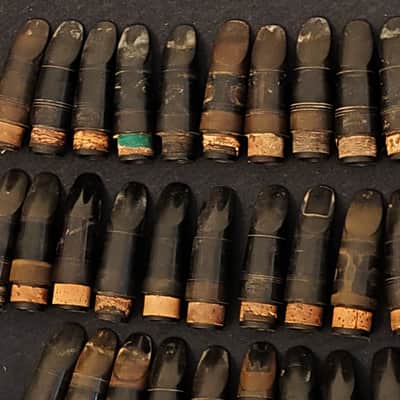 39 Clarinet Mouthpieces Buffet Crampon Low Logo (Chedeville) Rare Good State image 15