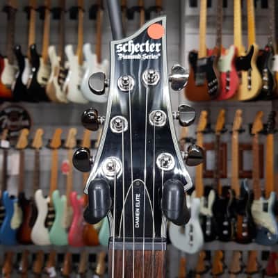 Schecter Diamond Series Damien Elite Crimson Red Burst image 4