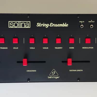Behringer Solina String Ensemble 49-Voice Synthesizer 2023 - Present - Black image 1