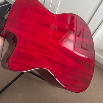 Yamaha FSX800C Acoustic-Electric Guitar 2010s - Ruby Red image 6