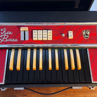 Rheem Kee Bass Combo Organ/Bass Synth 1960s - Red/Black image 4