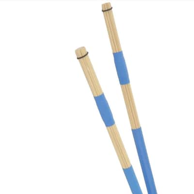 Chord Drum Rutes Rods Maple Pair Coated Grip 12 Dowels image 2