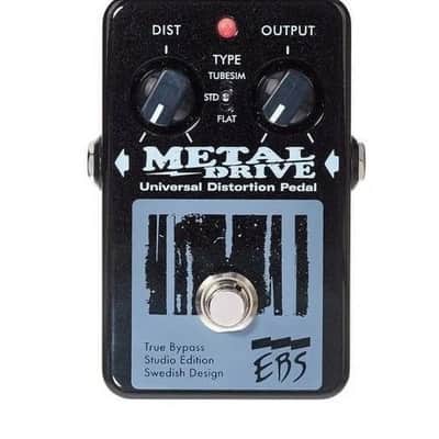 EBS Metal Drive Distortion, Pedal Studio Edition, Bass Distortion Effect Pedal image 1