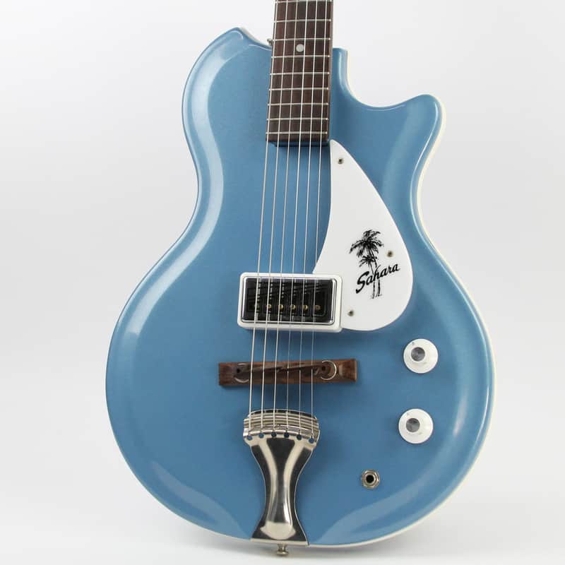 1965 Supro Sahara 70 Wedgewood Blue Metallic image 1
