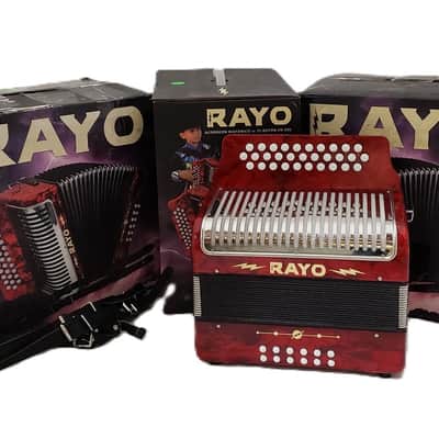 (4) Hohner Rayo 31 Button Diatonic Accordions in GCF image 1