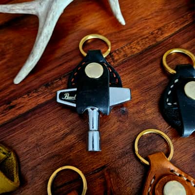 Drum Key Fob - Handmade & Hand Stitched, one of a kind. image 9