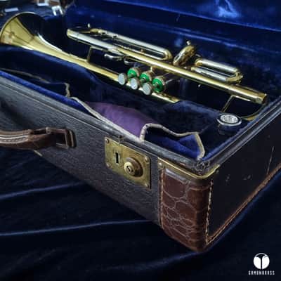 70`s Vincent Bach Stradivarius trumpet case mouhtpiece GAMONBRASS image 2