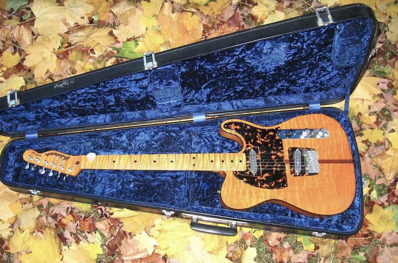 H. S. Anderson Madcat (Prince Tele) 1972 Flame Maple - RARE image 1