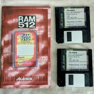 Alesis Ram512 8 Bank Program Card 1994 - Metal image 5