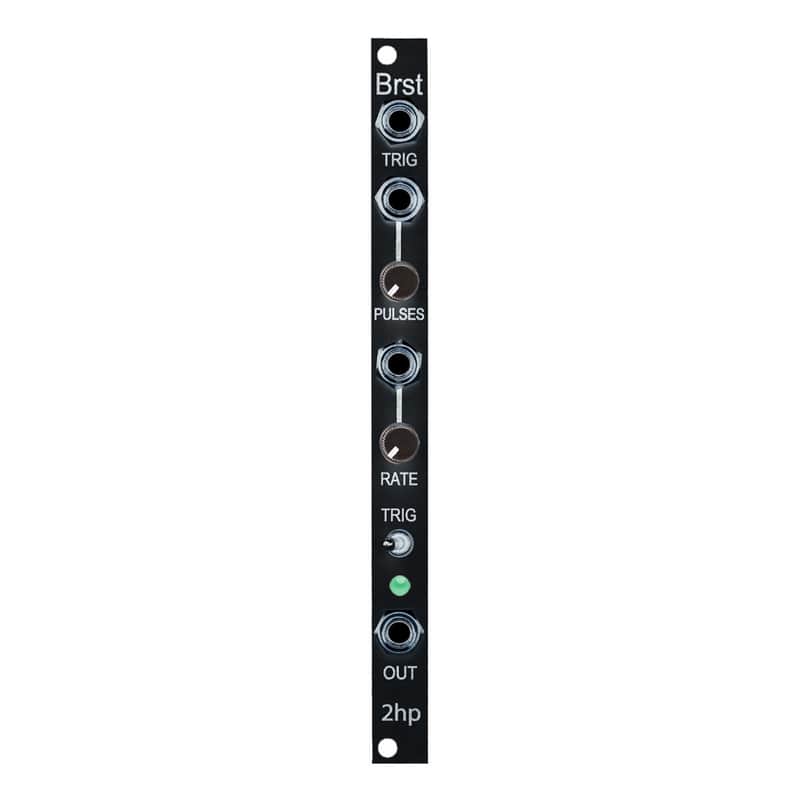 2hp BRST Eurorack Burst Trigger Module (Black) image 1