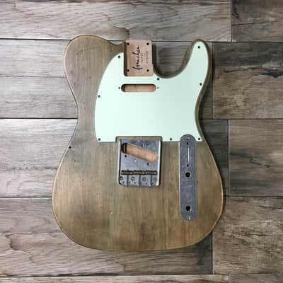 FRANCHIN Mars guitar body WESTERN Rustic Aged Relic natural finish Selected Alder T-Style Made in Italy - Stock piece #17751123 image 5