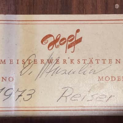 Dieter Hopf 12-string contra guitar 1973 - unique clasical guitar made in Germany - check video! image 11