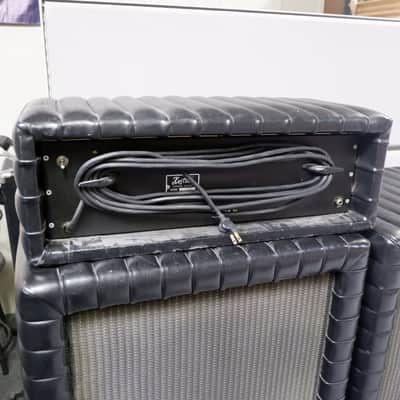 Kustom Stack K250-1 Bass Head Kustom 1-18B Cabinet and Kustom X1-18B Cabinet with Audio Power Module Early-mid 1970's - Black Tuck & Roll Naugahyde image 8