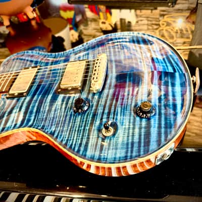 Nik Huber DOLPHIN CUSTOM LEFTY Super Flame Top Curly Mahogany  BRAZILIAN ROSEWOOD ( 2010) image 7