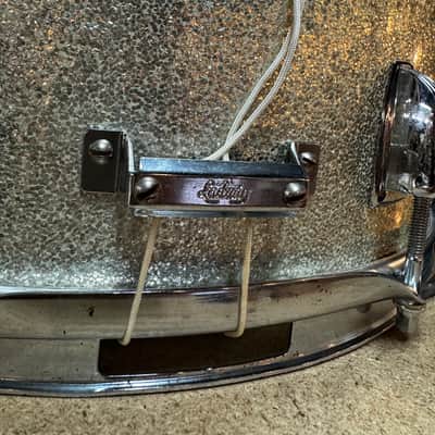 Ludwig 14x10" Snare Drum 1966 - Silver Sparkle Bild 8