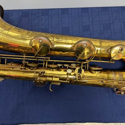 Vintage H. Couf Superba I Eb Pro Bari Baritone Sax Saxophone Made in Germany 1976 image 6