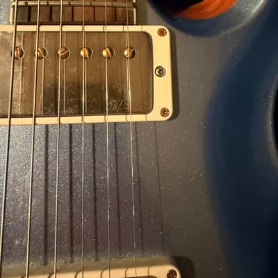 PRS McCarty 594 Wood Library Limited 2022 - Frost Blue Metallic w/Natural Back image 5