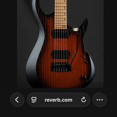 Kiesel A2-6-With Trem 2024 Magna Metallic-Translucent Black Bust Edges image 2