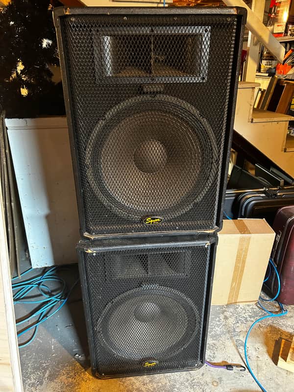 Squier SQ15 15 Inch PA Speakers (Pair) image 1