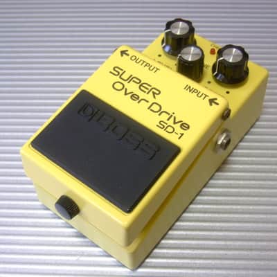 1983 Boss SD-1 Super OverDrive & 1984 BOSS DS-1 Distortion / MIJ Made in Japan (Black Label) image 2