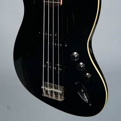 Fender Japan AJB Aerodyne Jazz Bass MIJ 2008 - Black image 3